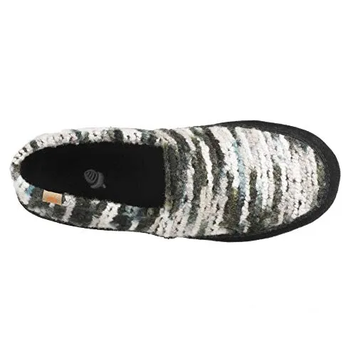 Acorn Women's Moc Slipper, Wooly Stripes, 5-6