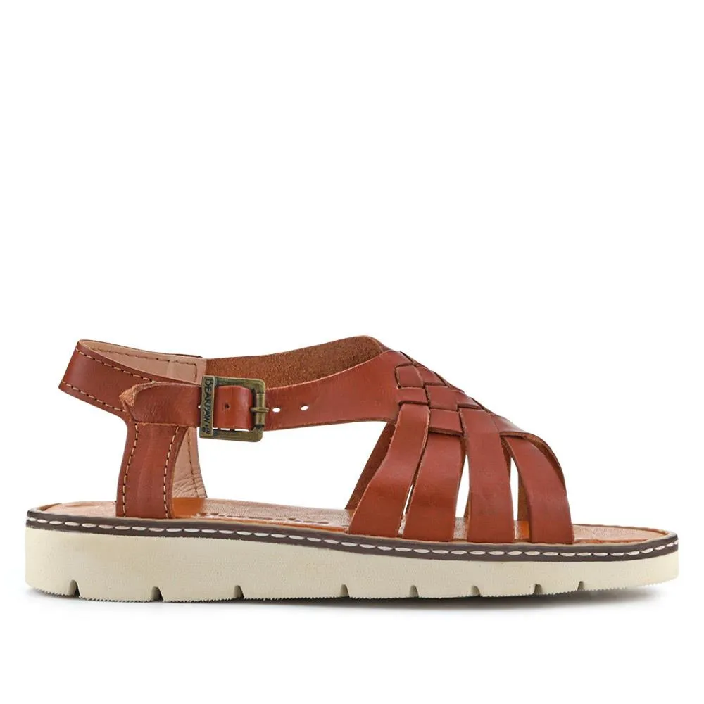 Adjustable-Buckled Leather Sandals - EDNB40092 / 326 912