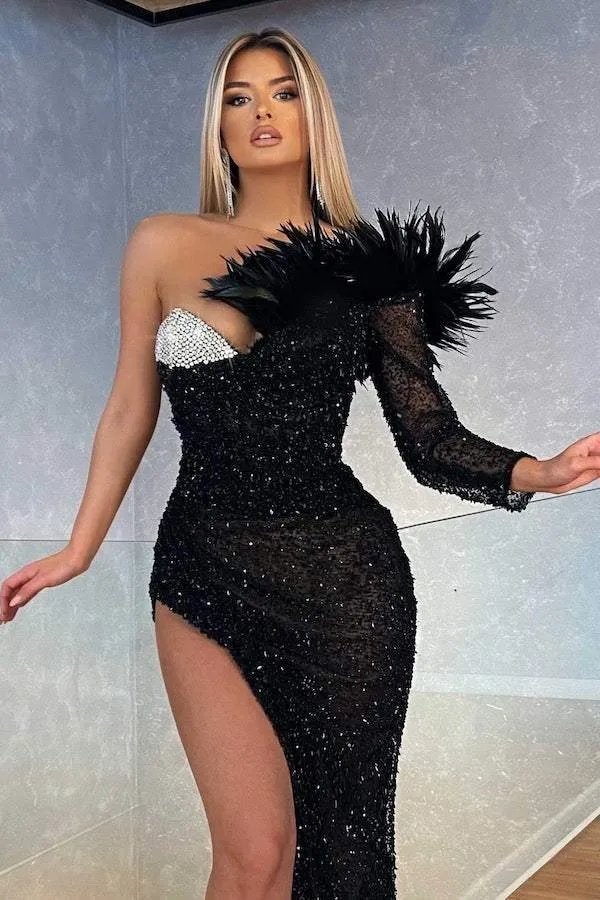 Alabaster Black Evening Dress