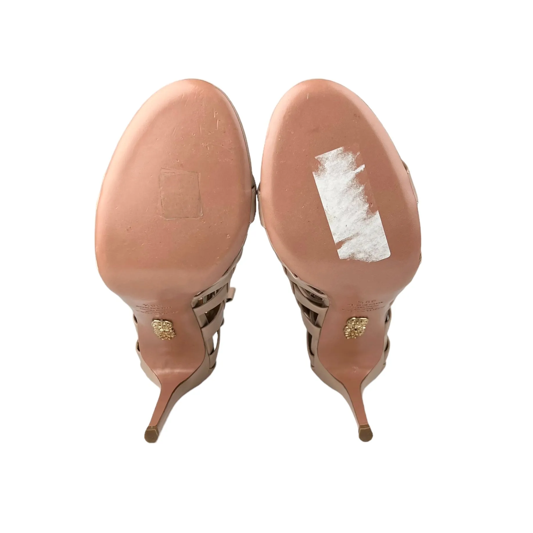 Aquazzura Firenze Nude Calf Leather Amazon 105 Lace Up Sandals