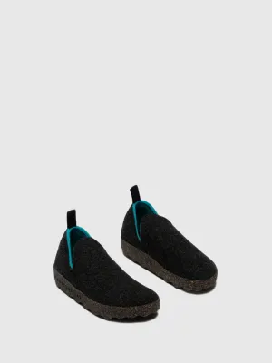 AsPortuguesas Womens City L  Slip-On Shoes Tweed/Felt Anthracite