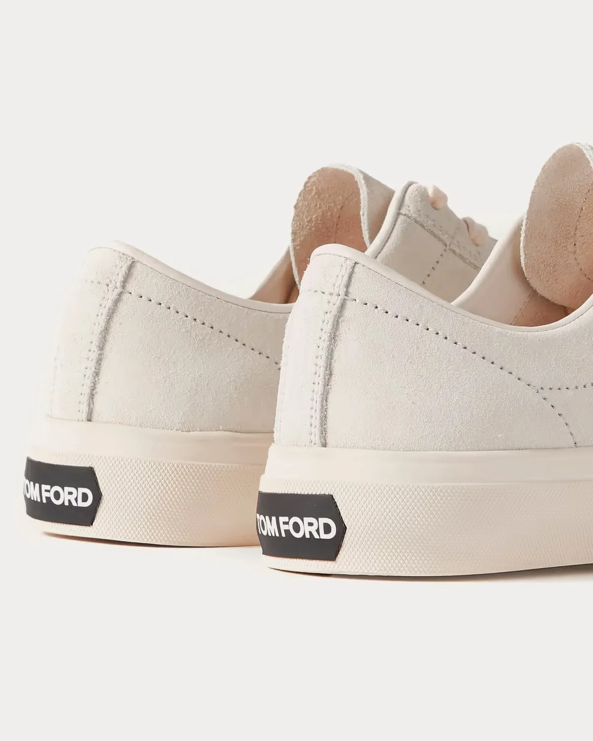 Cambridge Suede & Leather Cream Low Top Sneakers