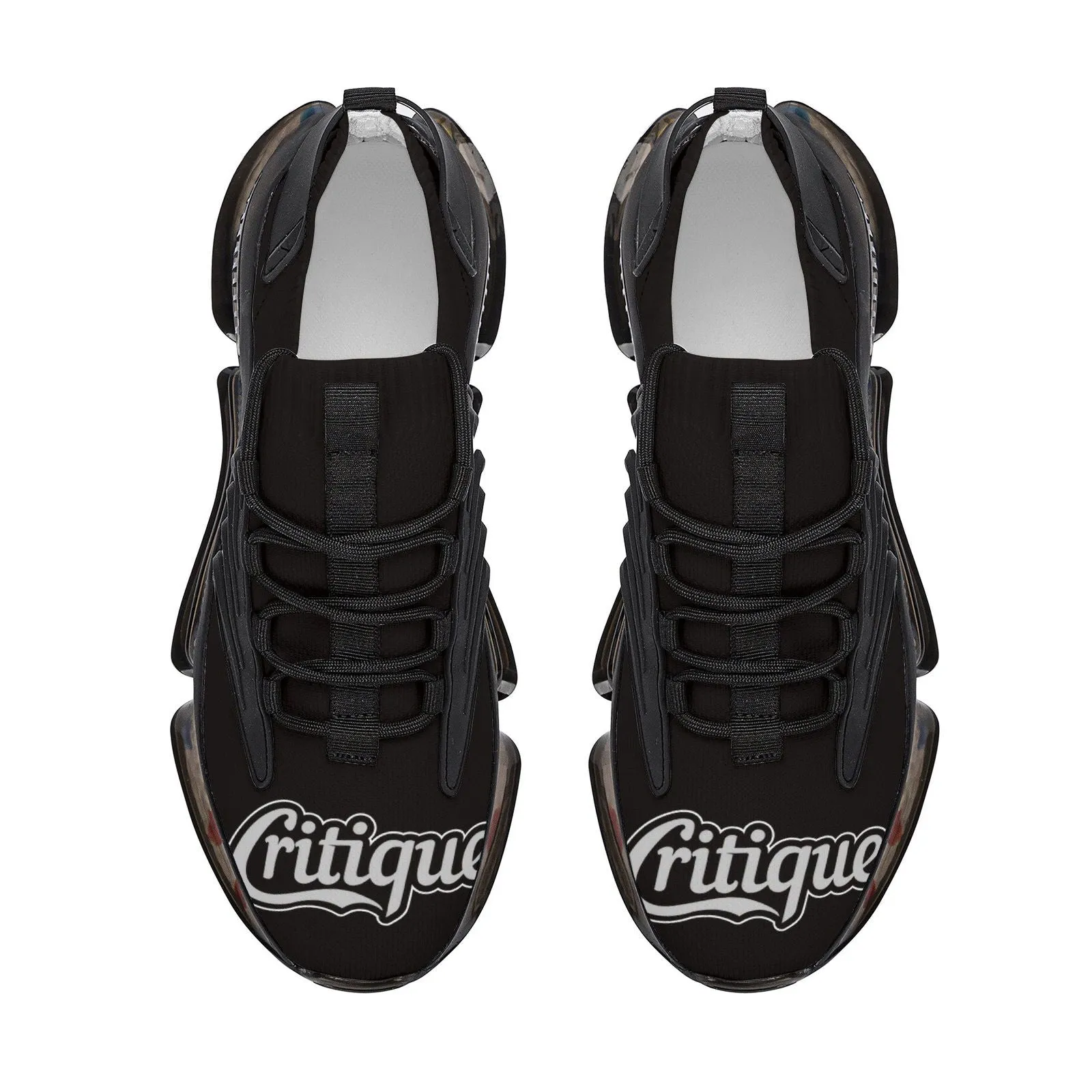 Critique Air Max React Sneakers - Black