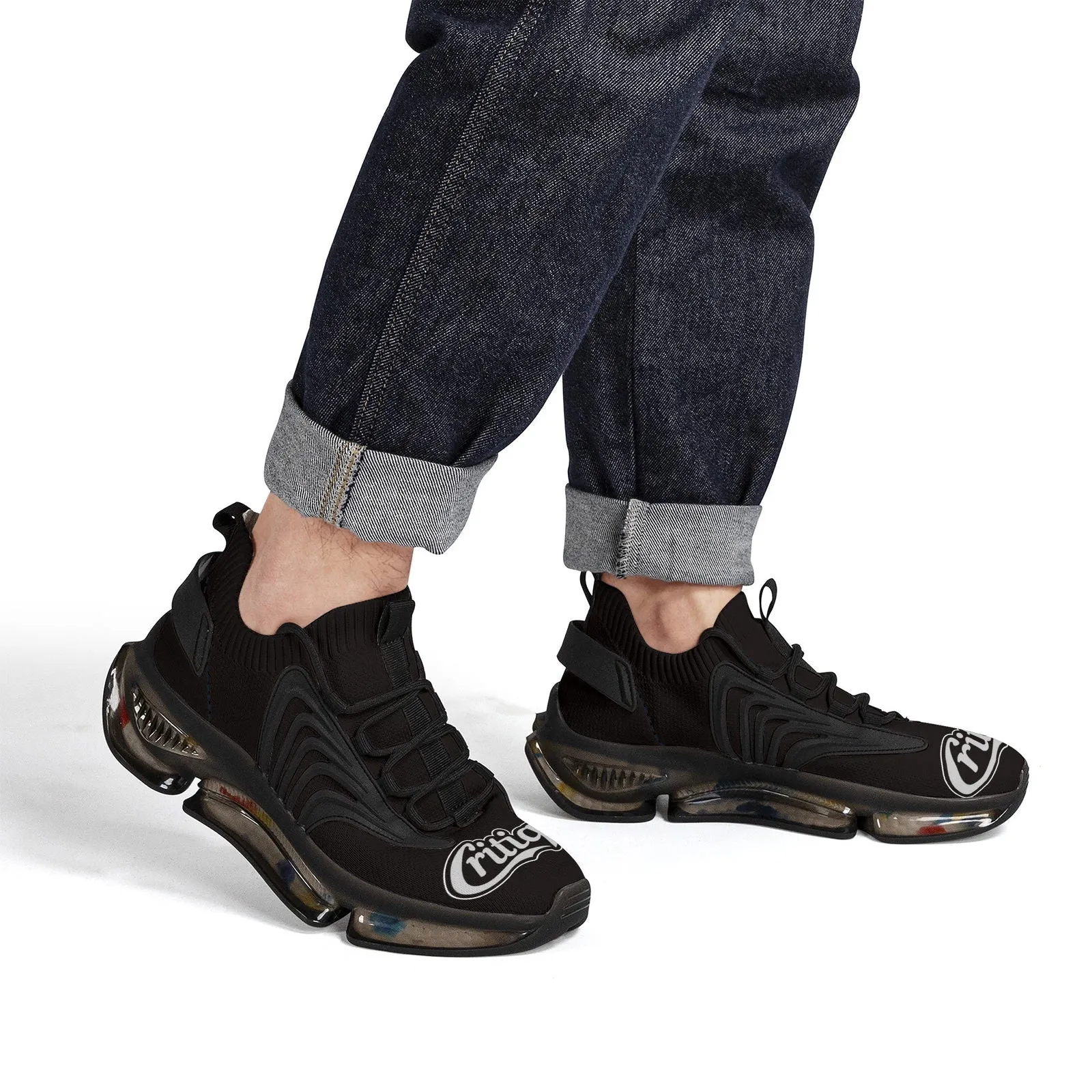 Critique Air Max React Sneakers - Black