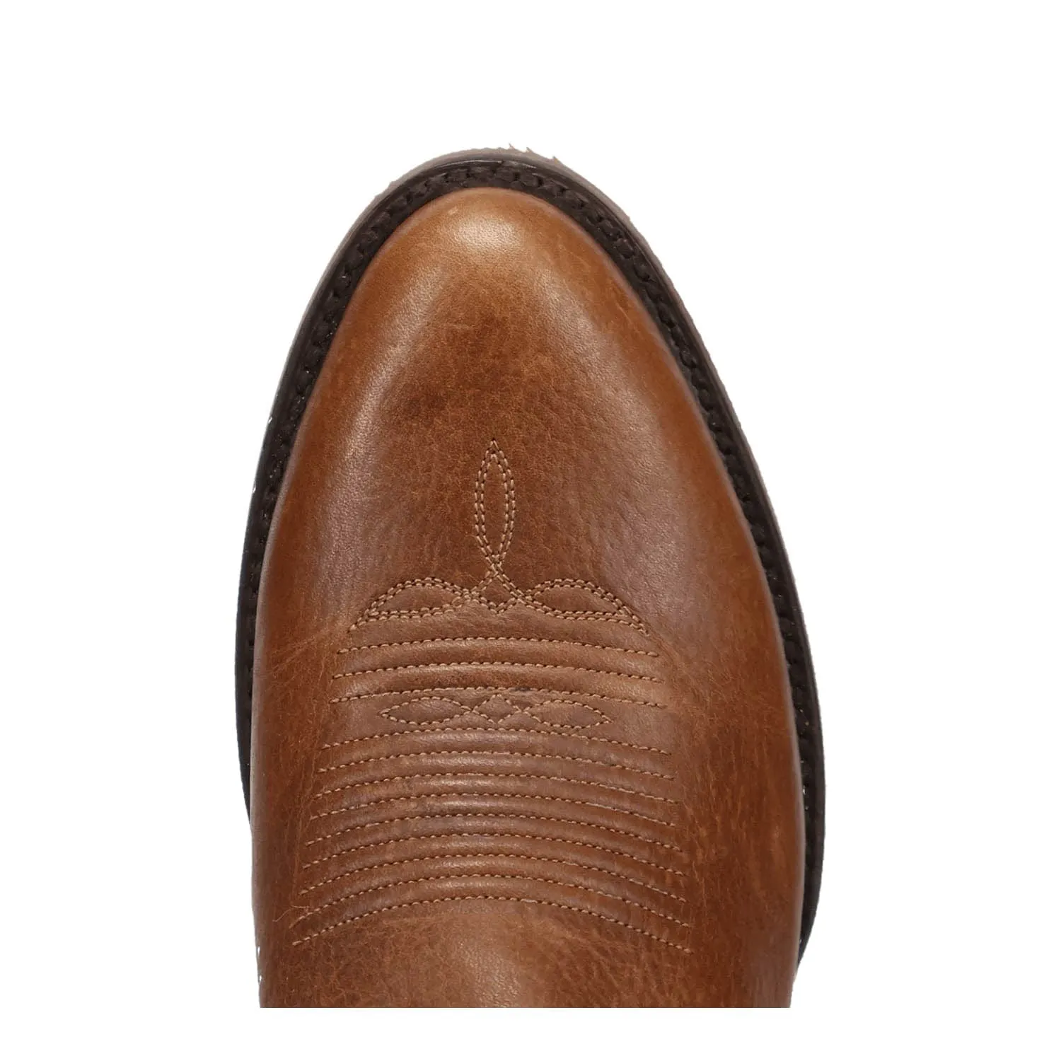 Dan Post Mens Bullock Tan/Denim Leather Cowboy Boots 13 D