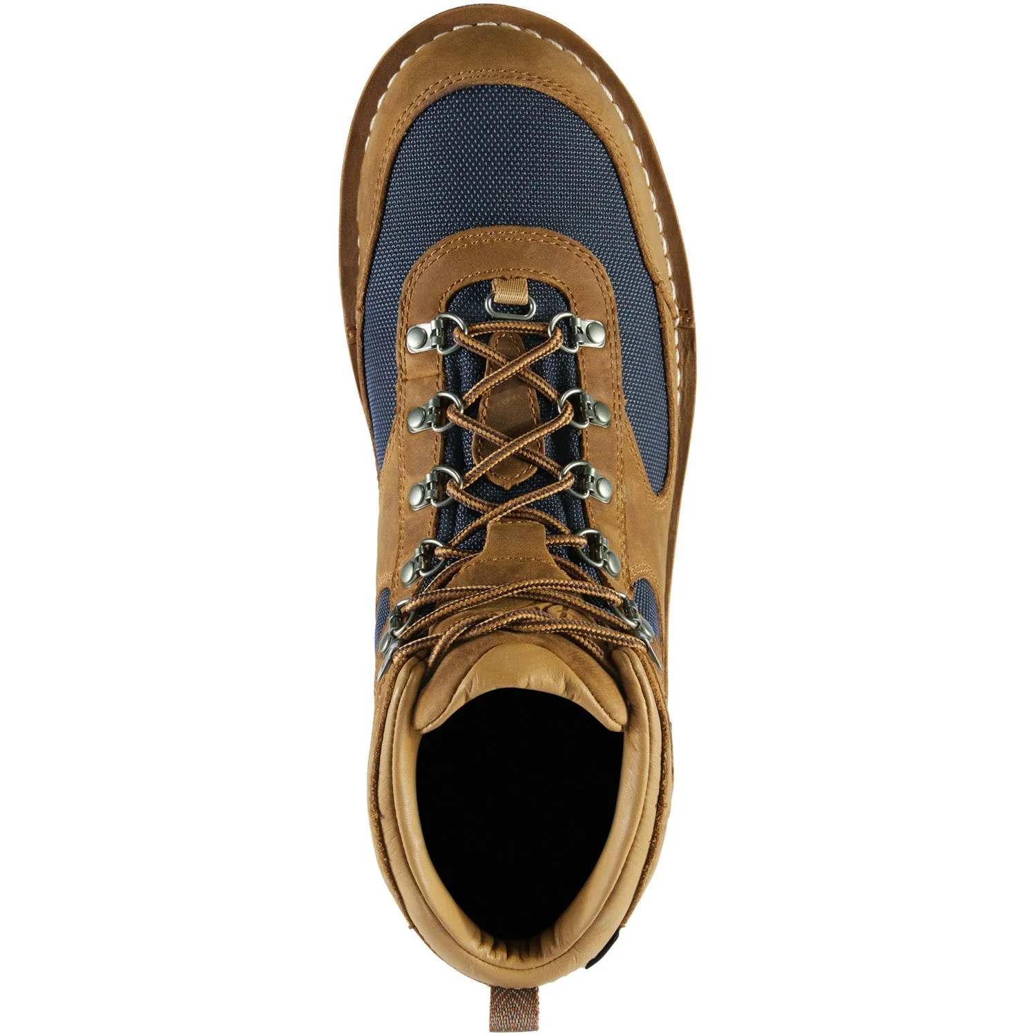 Danner Mens Cascade Crest GTX Grizzly Brown/Ursa Blue Leather Hiking Boots