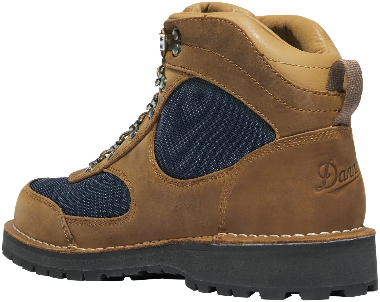 Danner Mens Cascade Crest GTX Grizzly Brown/Ursa Blue Leather Hiking Boots