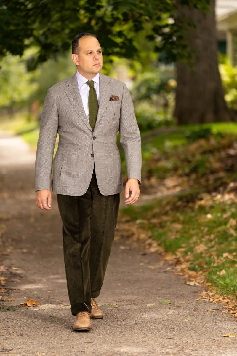 Dark Olive Stancliffe Corduroy Trousers