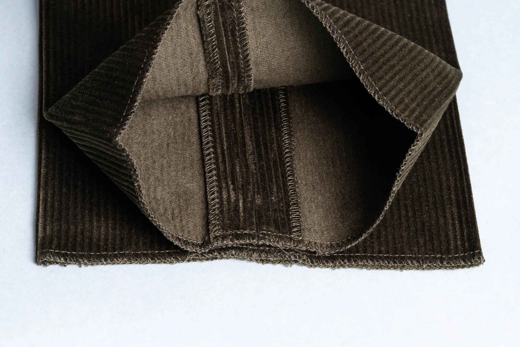 Dark Olive Stancliffe Corduroy Trousers