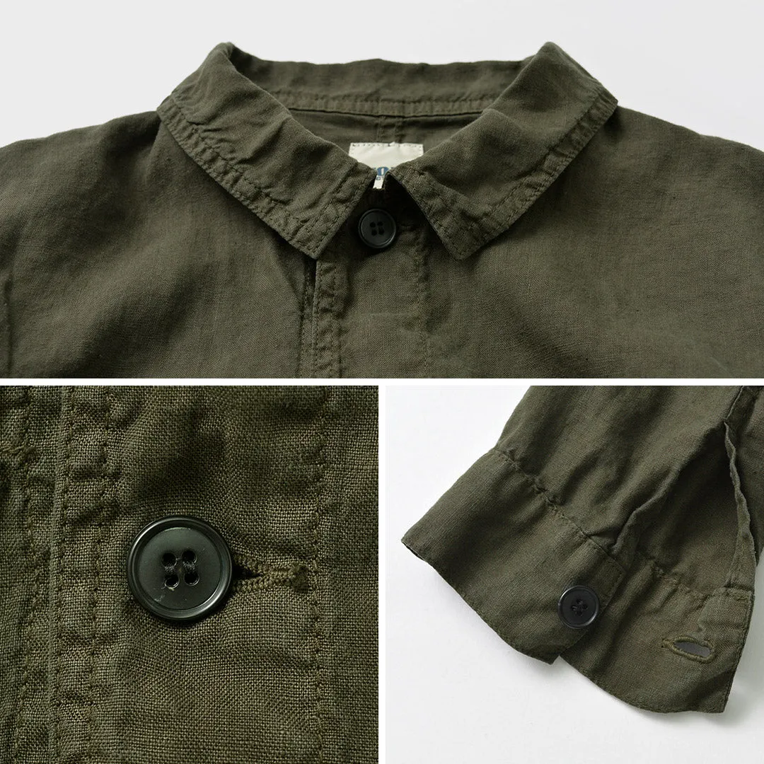 FOB FACTORY / F2413 Hemp Shirt Jacket