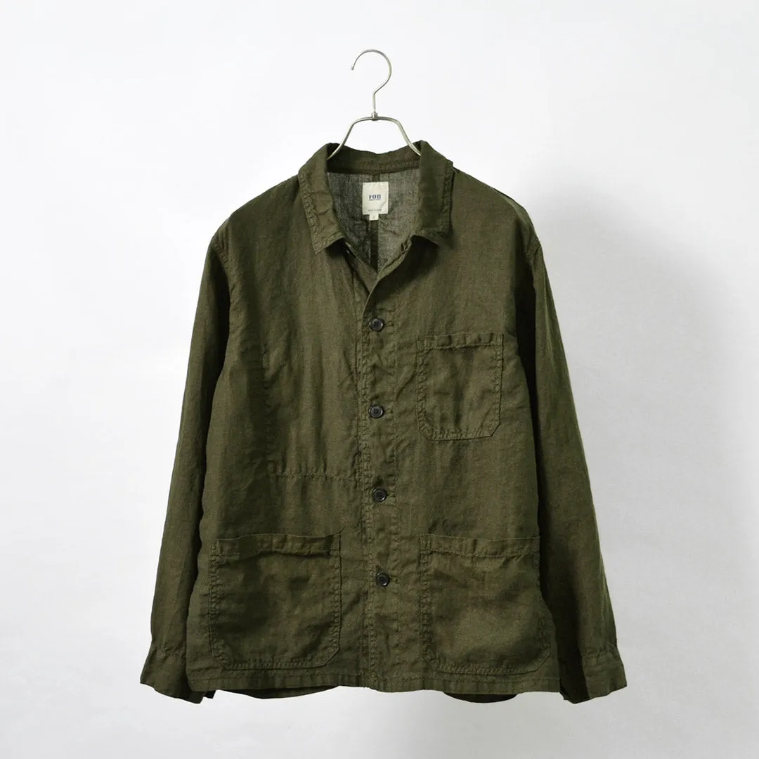 FOB FACTORY / F2413 Hemp Shirt Jacket