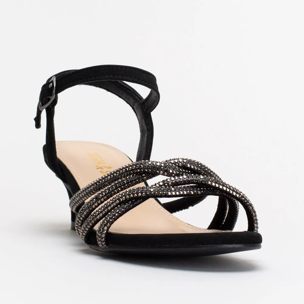 Girls Diamante Knot Sandal _ 154911