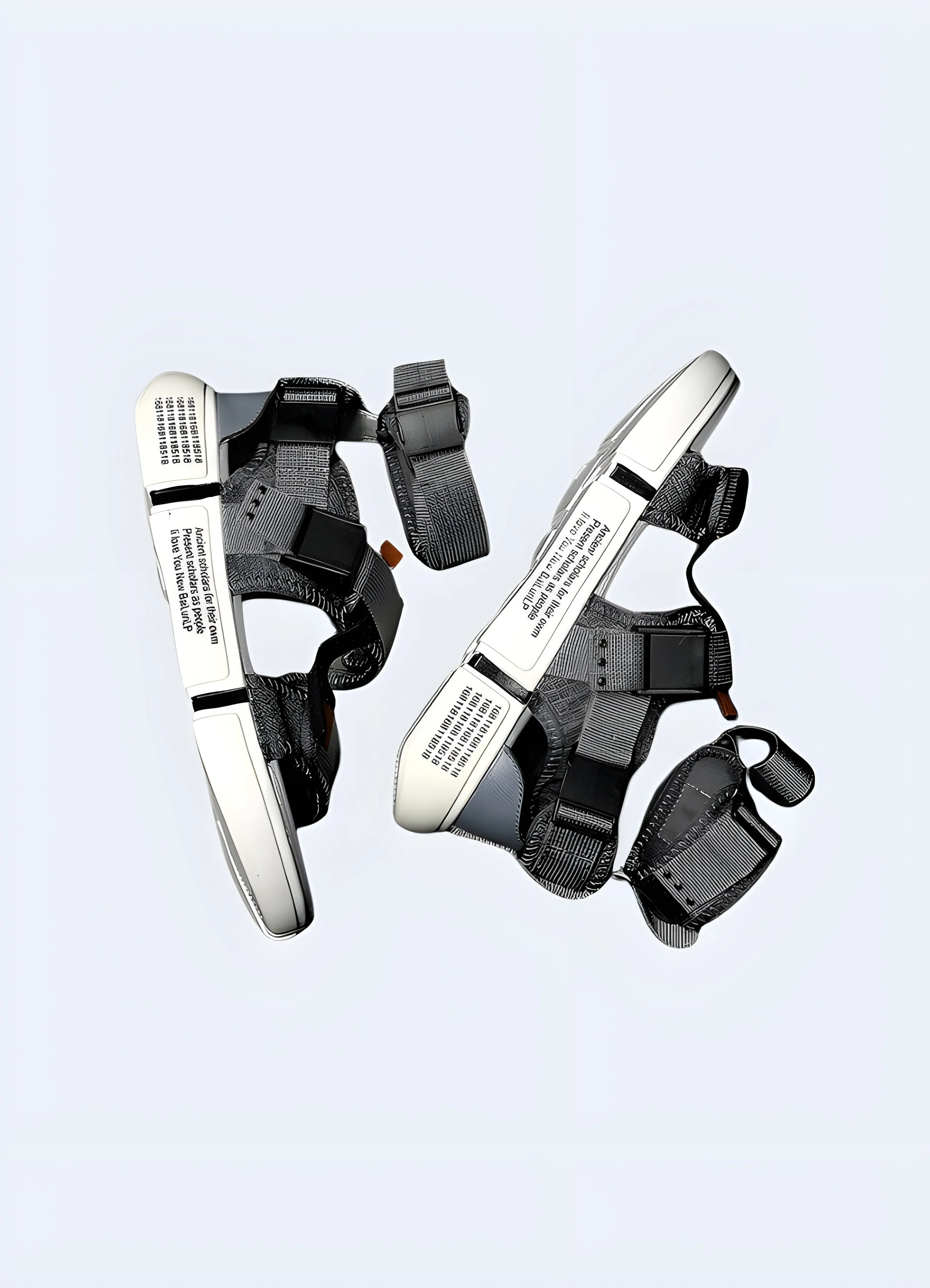 Grey Ninja Sandals