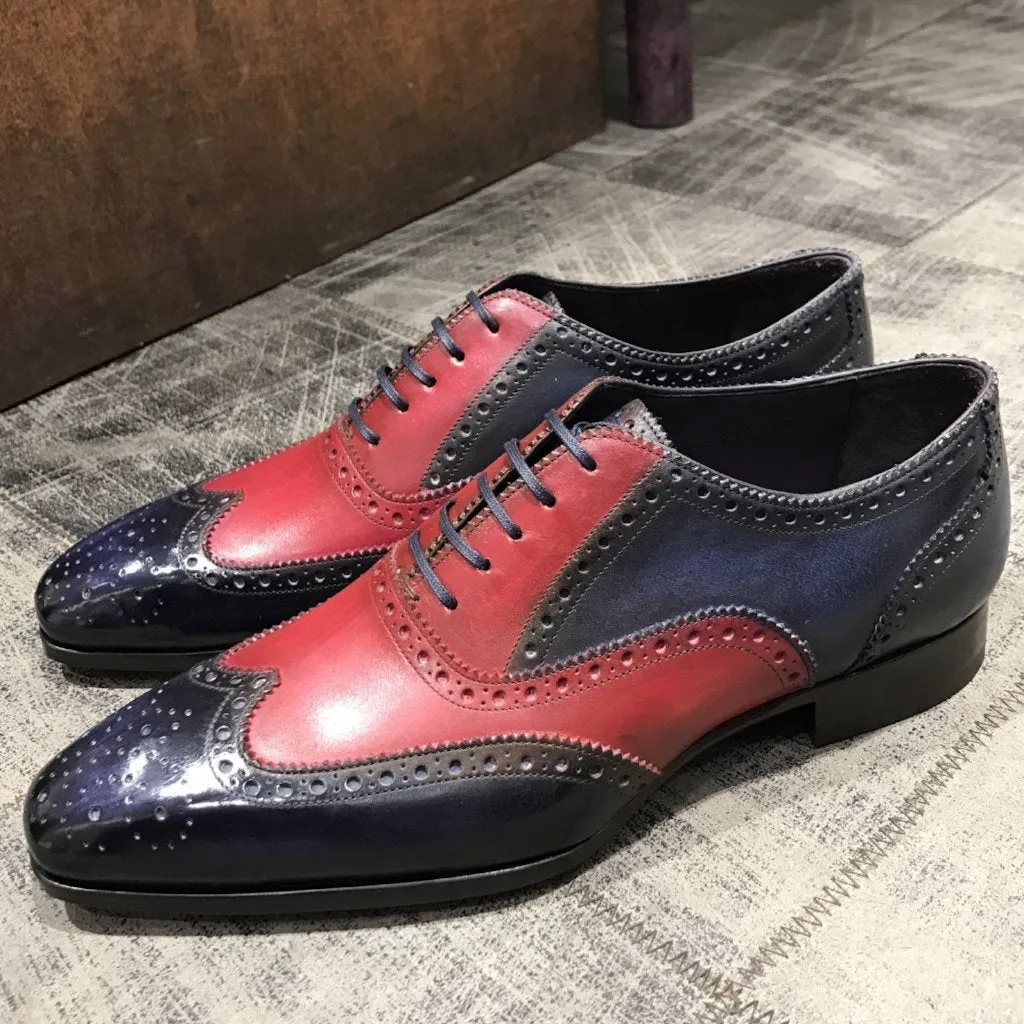 IT10 OXFORD WITH FLOWERED TOE