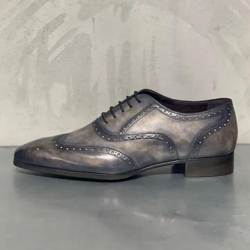 IT10 OXFORD WITH FLOWERED TOE