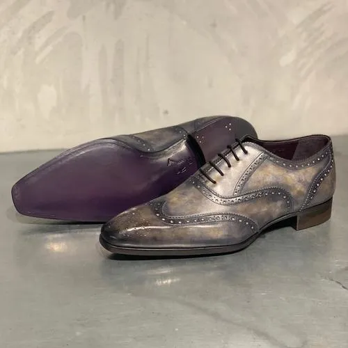IT10 OXFORD WITH FLOWERED TOE