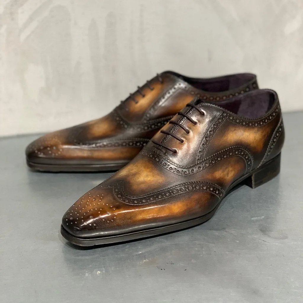 IT10 OXFORD WITH FLOWERED TOE