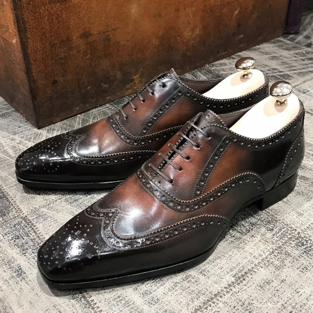 IT10 OXFORD WITH FLOWERED TOE