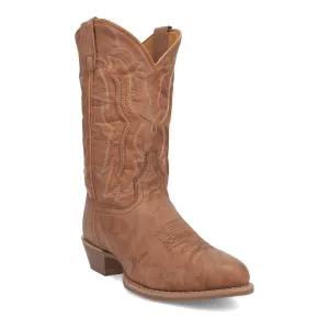 Laredo Mens Cutglass Sand Leather Cowboy Boots