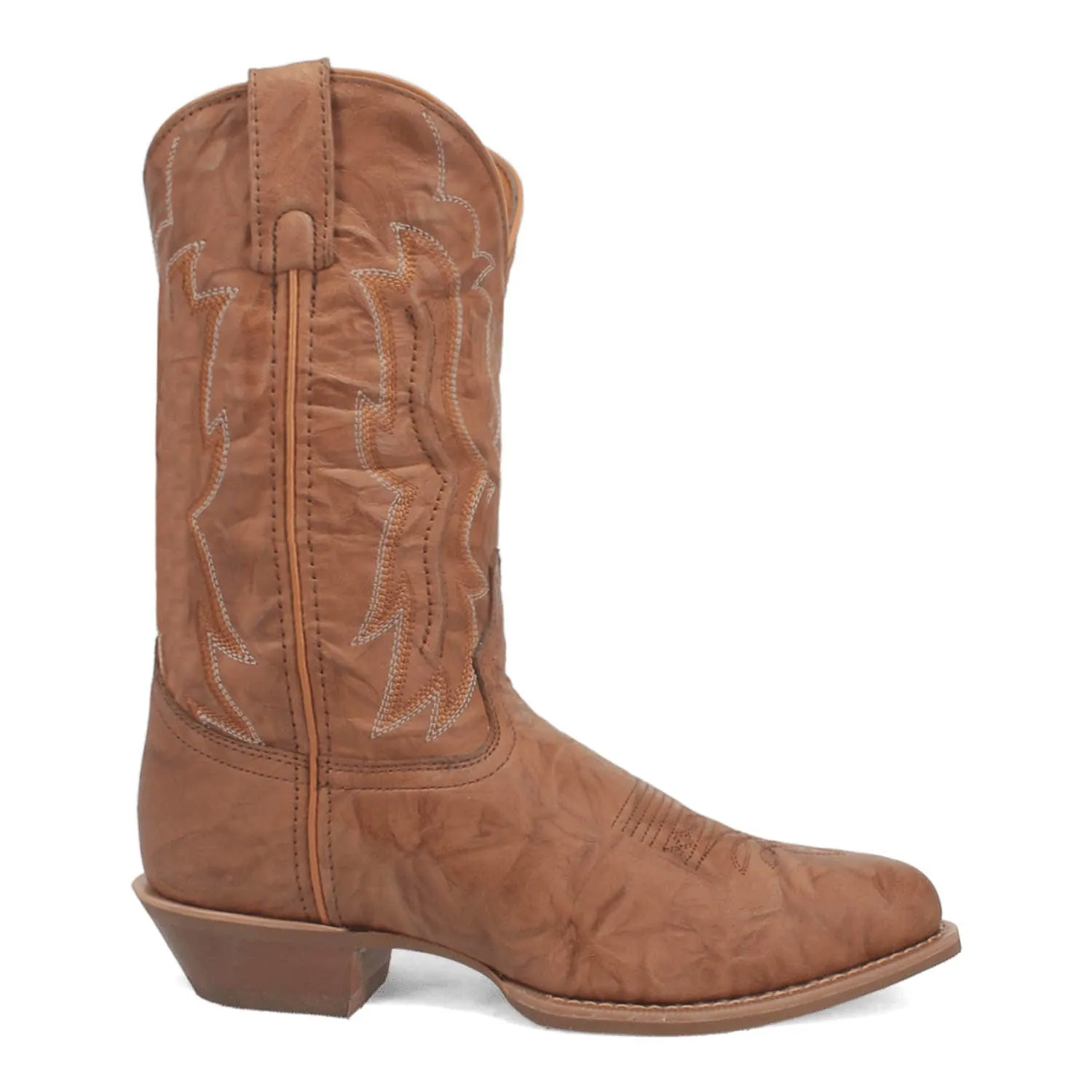 Laredo Mens Cutglass Sand Leather Cowboy Boots