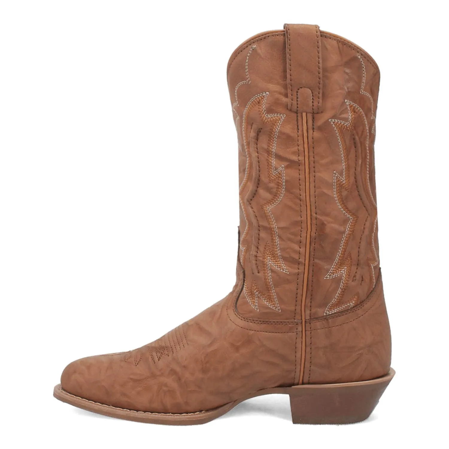 Laredo Mens Cutglass Sand Leather Cowboy Boots