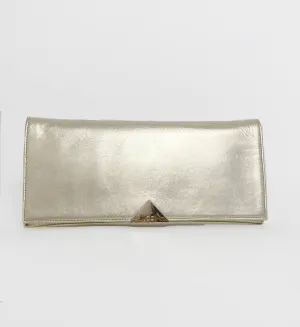 Lodi - Gold Clutch Bag**