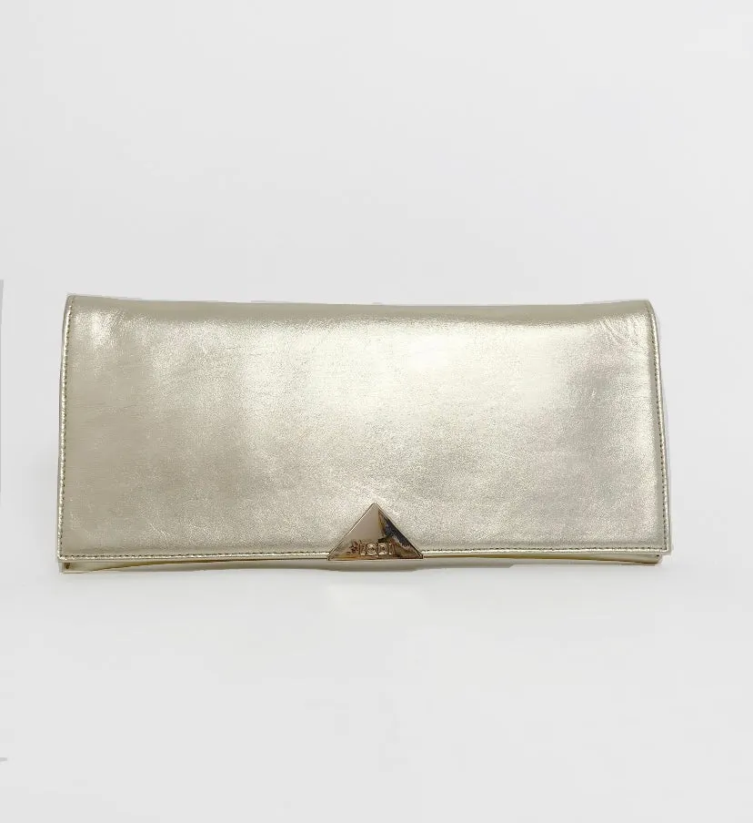 Lodi - Gold Clutch Bag**