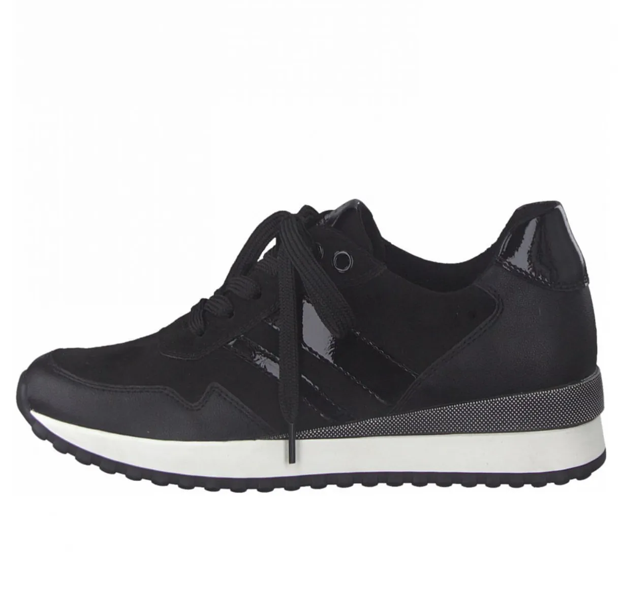 Marco Tozzi  Womens Fashion Trainers - Black