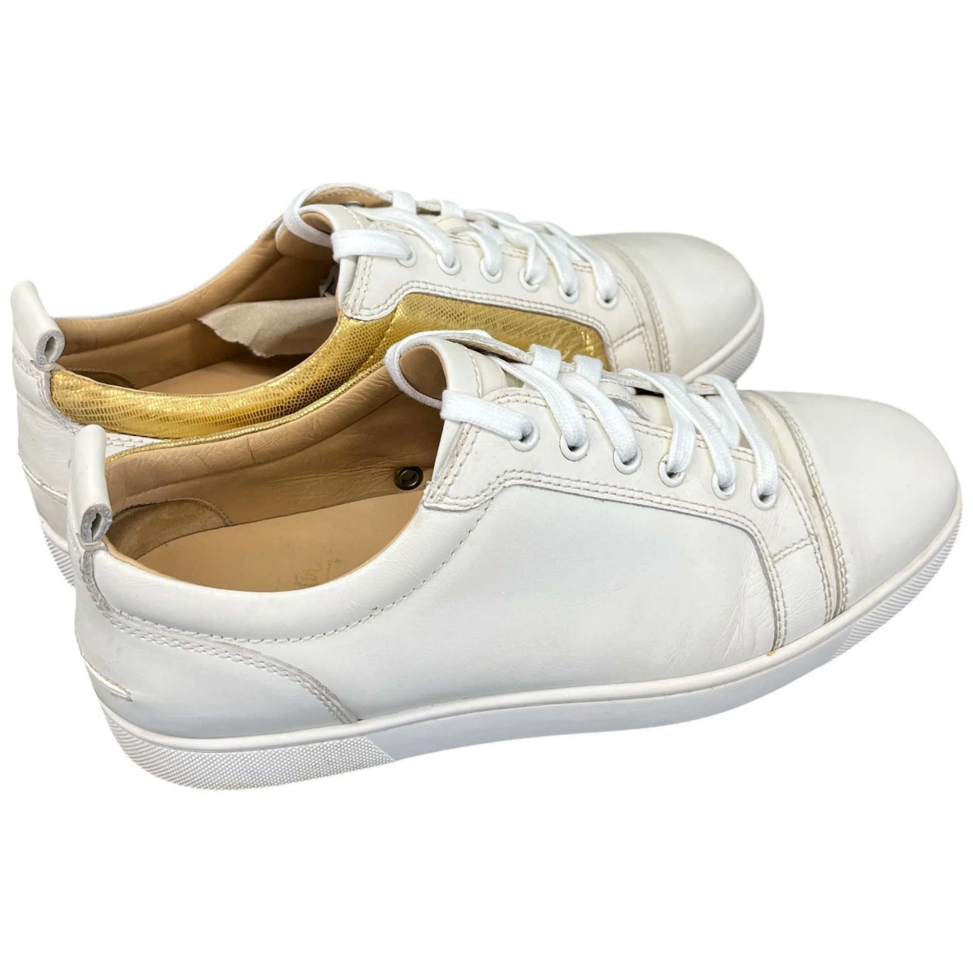 Men's Louis Junior Low Trainers White Size EU 41.5 / UK 7.5