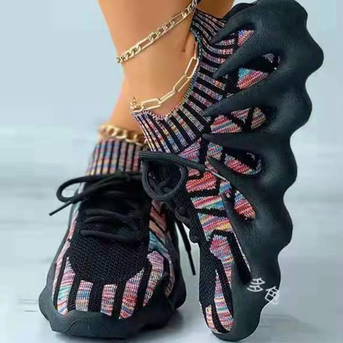 Octopus Knitted Soft Sole Sneakers (OS8355)