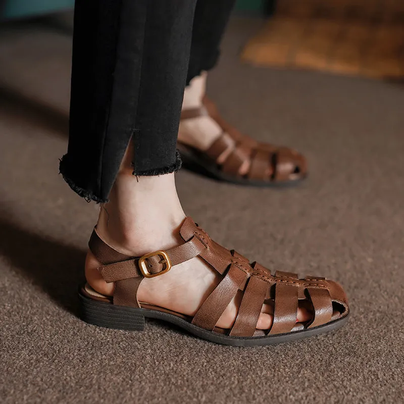 Opulessa Crocodile Pattern Sandals