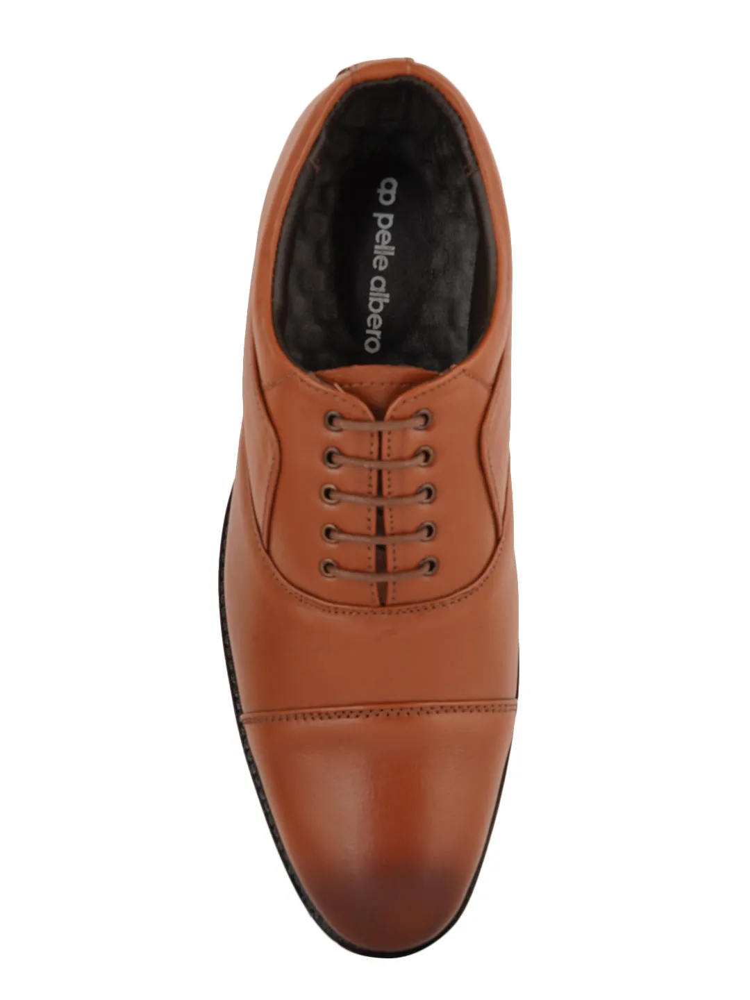 Pelle Albero Tan Mens Formal Shoes