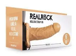 RealRock hollow strap on 6"