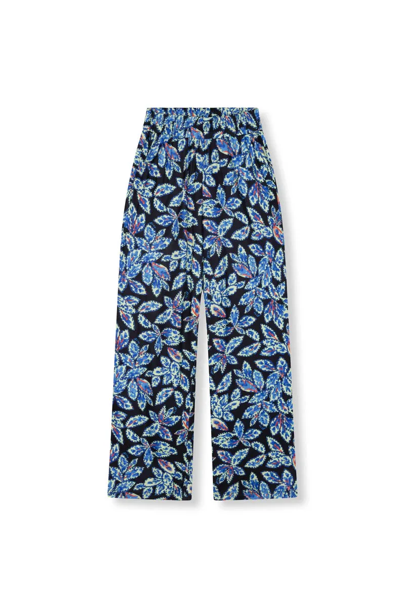 Refined Department printed pants Nova cobalt