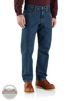 Relaxed Fit Flannel Lined 5 Pocket Jean 104942