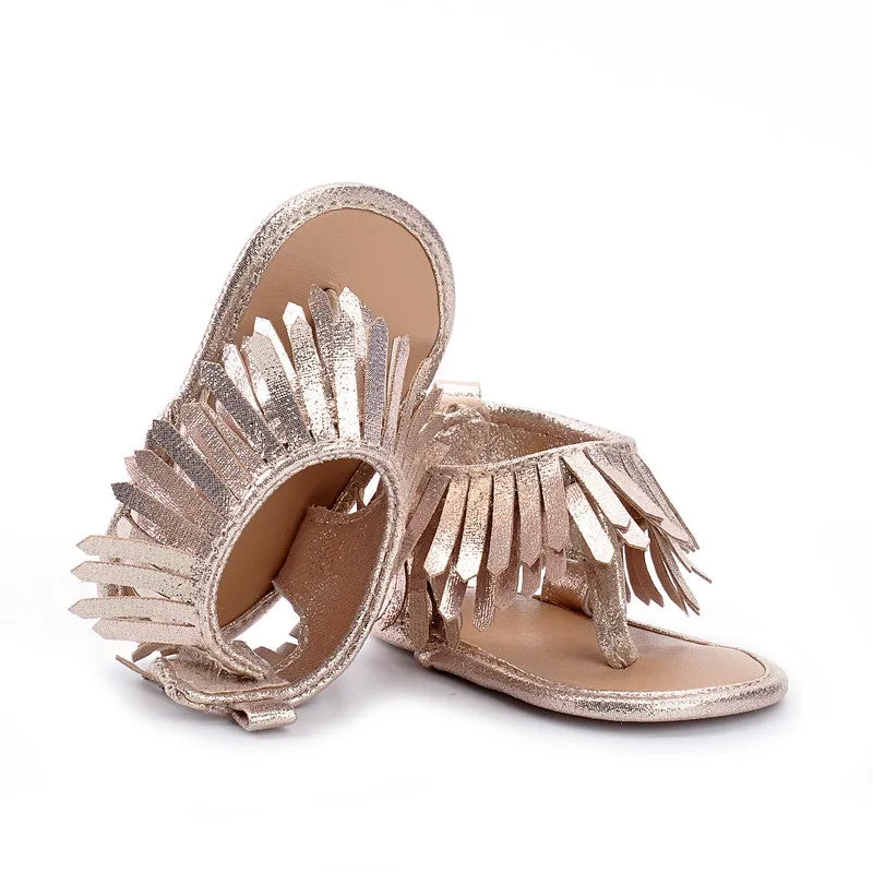 Sole First Fringe Sandals