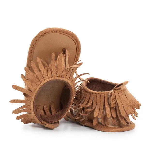 Sole First Fringe Sandals