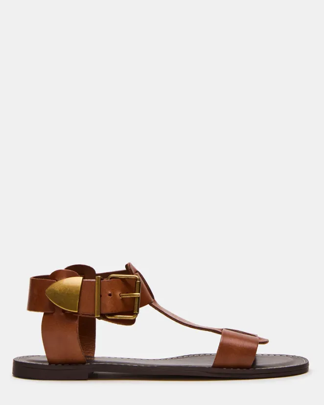 Steve Madden Brazinn Sandals - Tan Leather