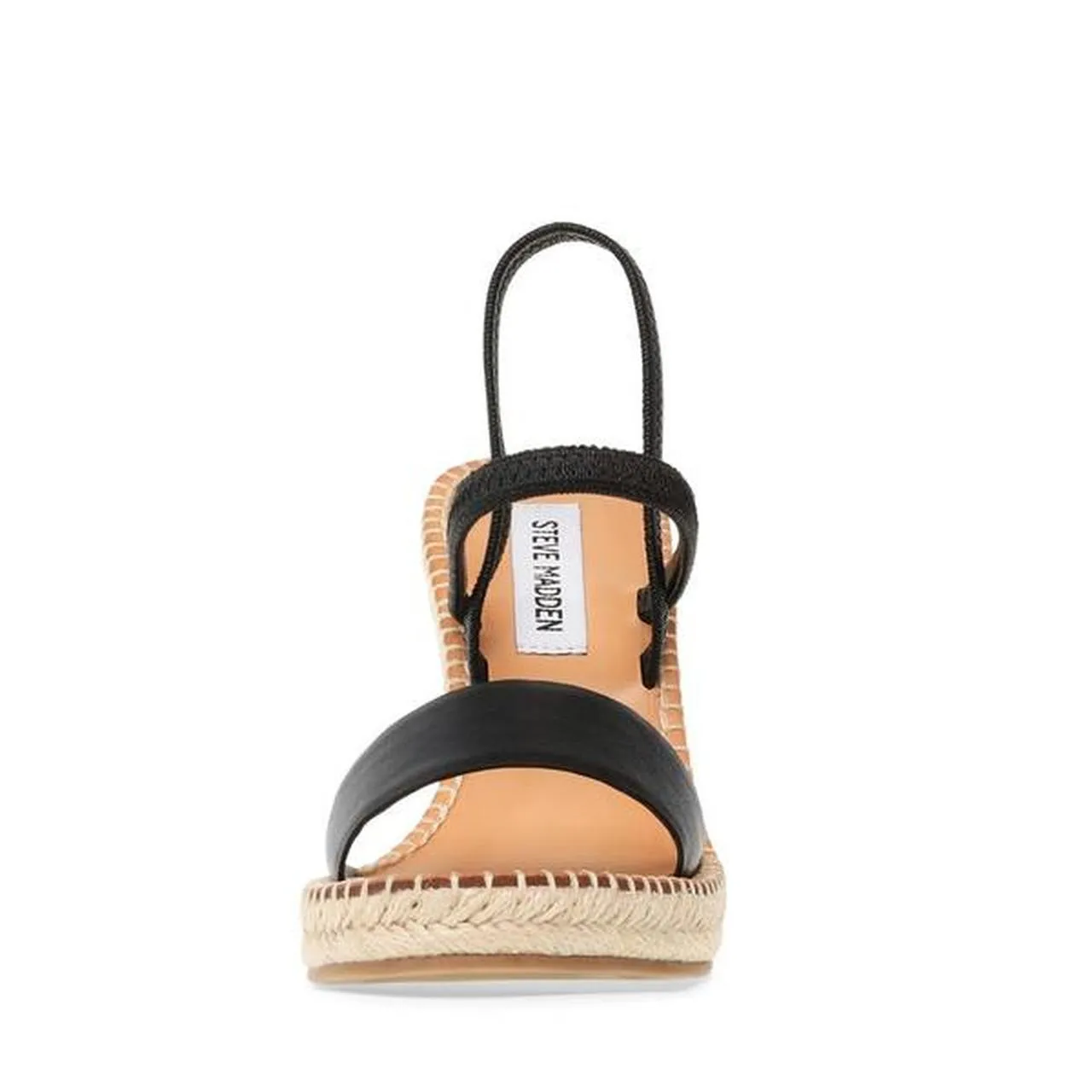 Steve Madden Women's Mckenzie Espadrille Wedge Sandals BLACK