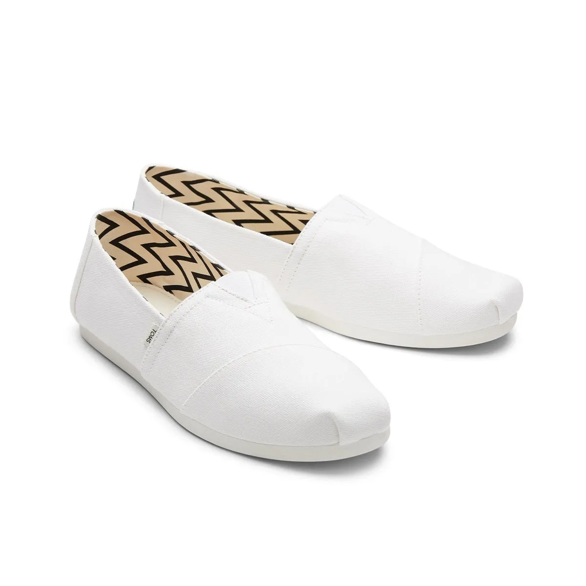 TOMS Sneaker Alpargata Women - White Recycled Cotton Canvas