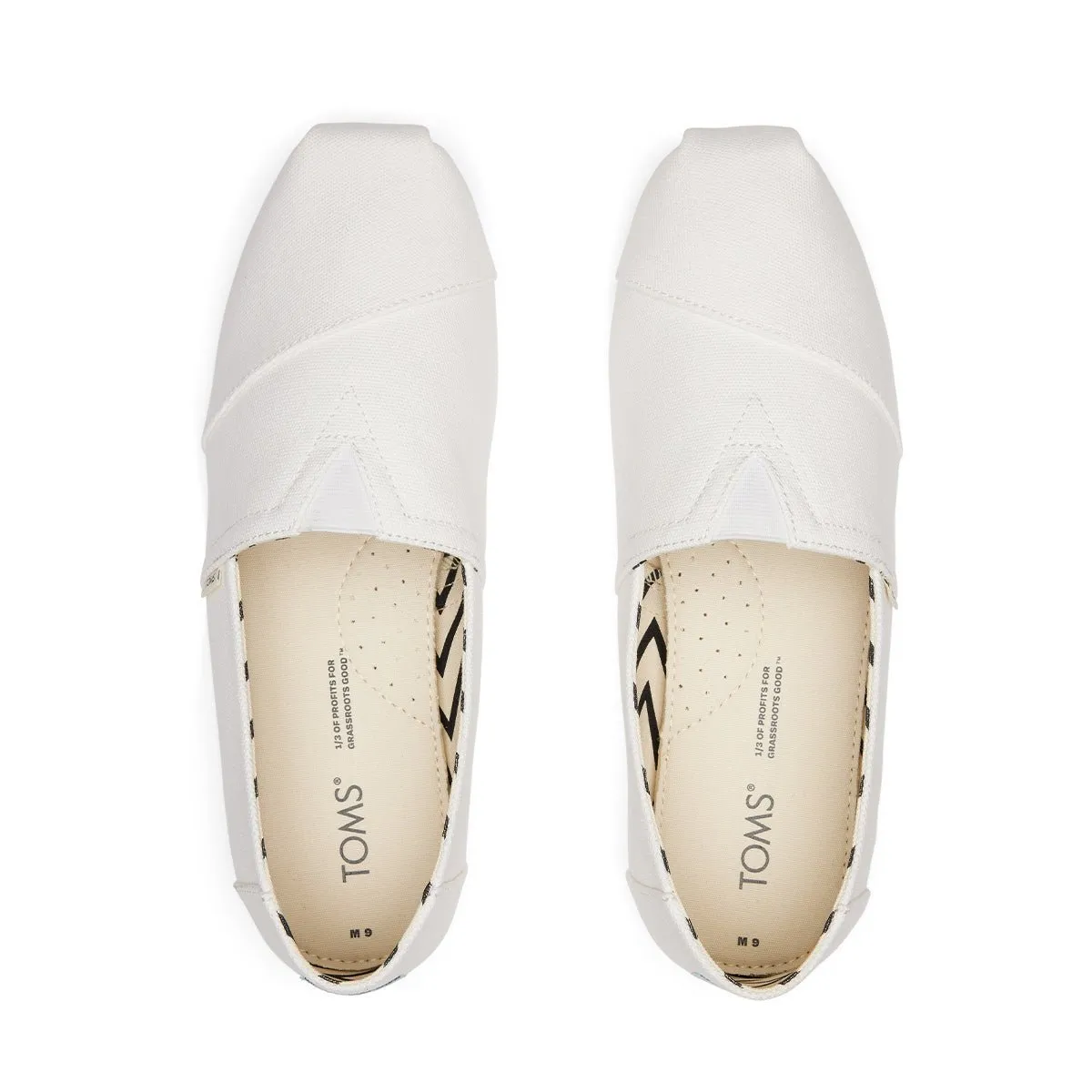 TOMS Sneaker Alpargata Women - White Recycled Cotton Canvas