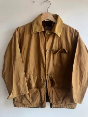 Vintage 1970s Kids Red Head Hunting Jacket