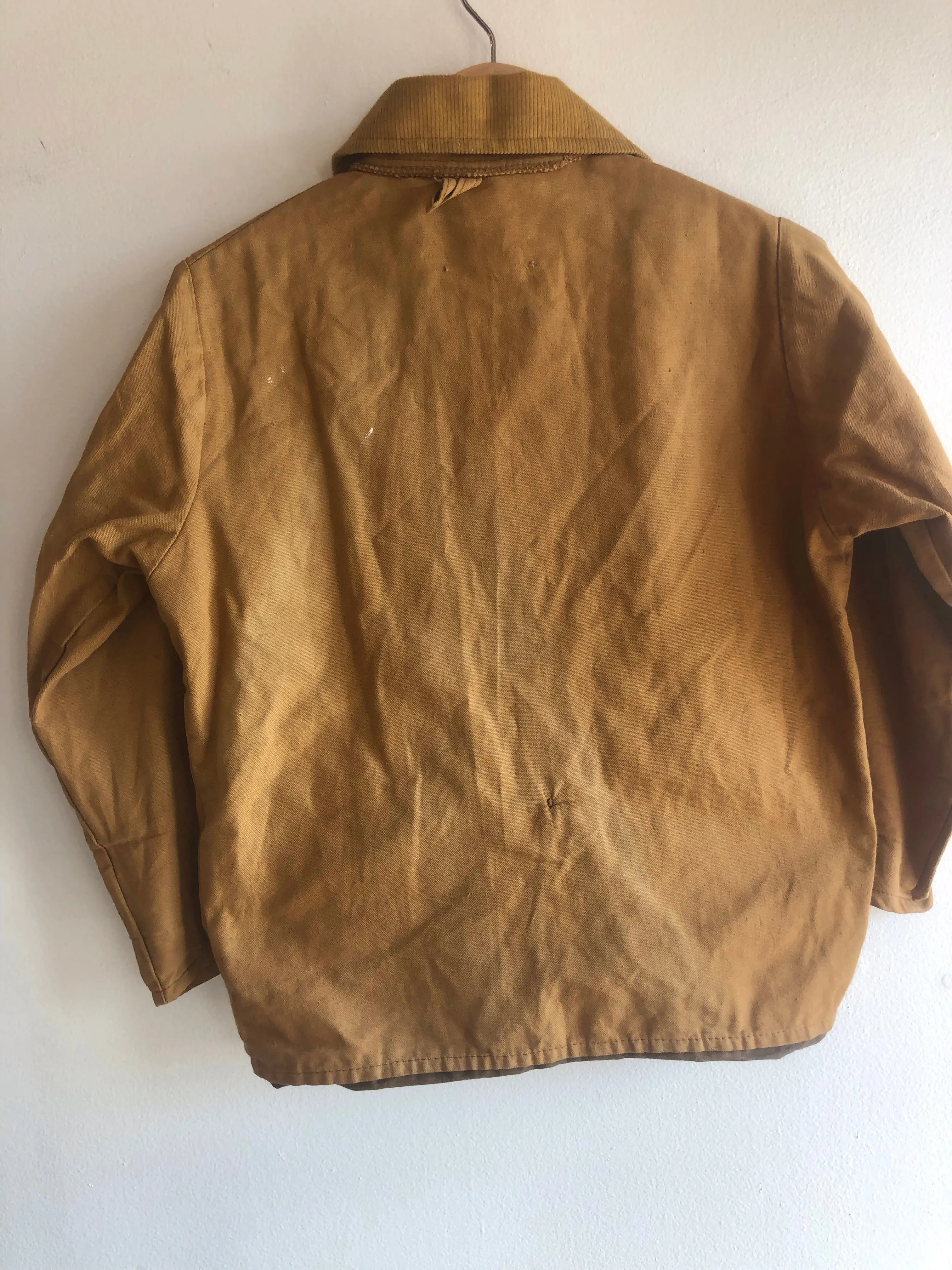 Vintage 1970s Kids Red Head Hunting Jacket