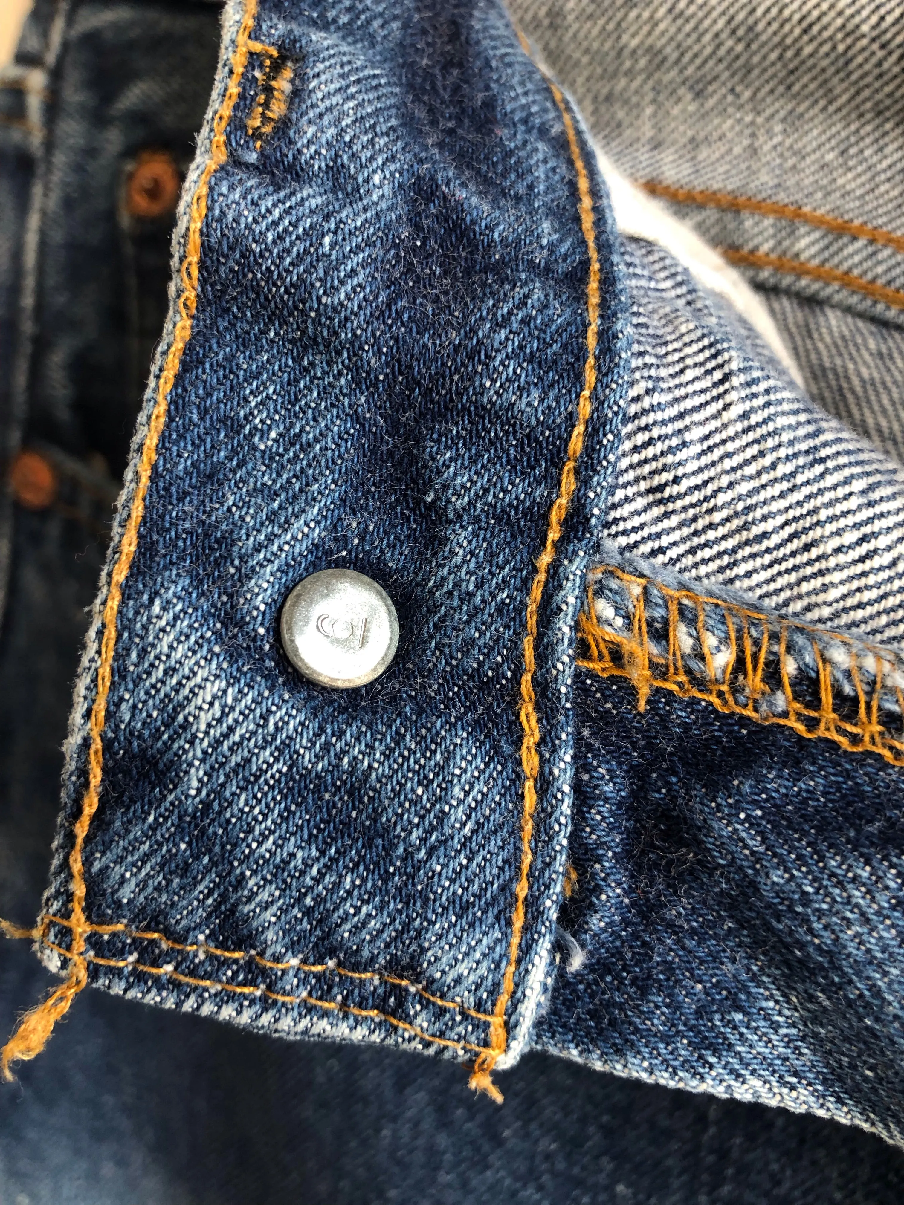 Vintage 1970s Levis 501 Selvedge Denim Jeans