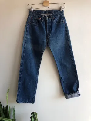 Vintage 1970s Levis 501 Selvedge Denim Jeans