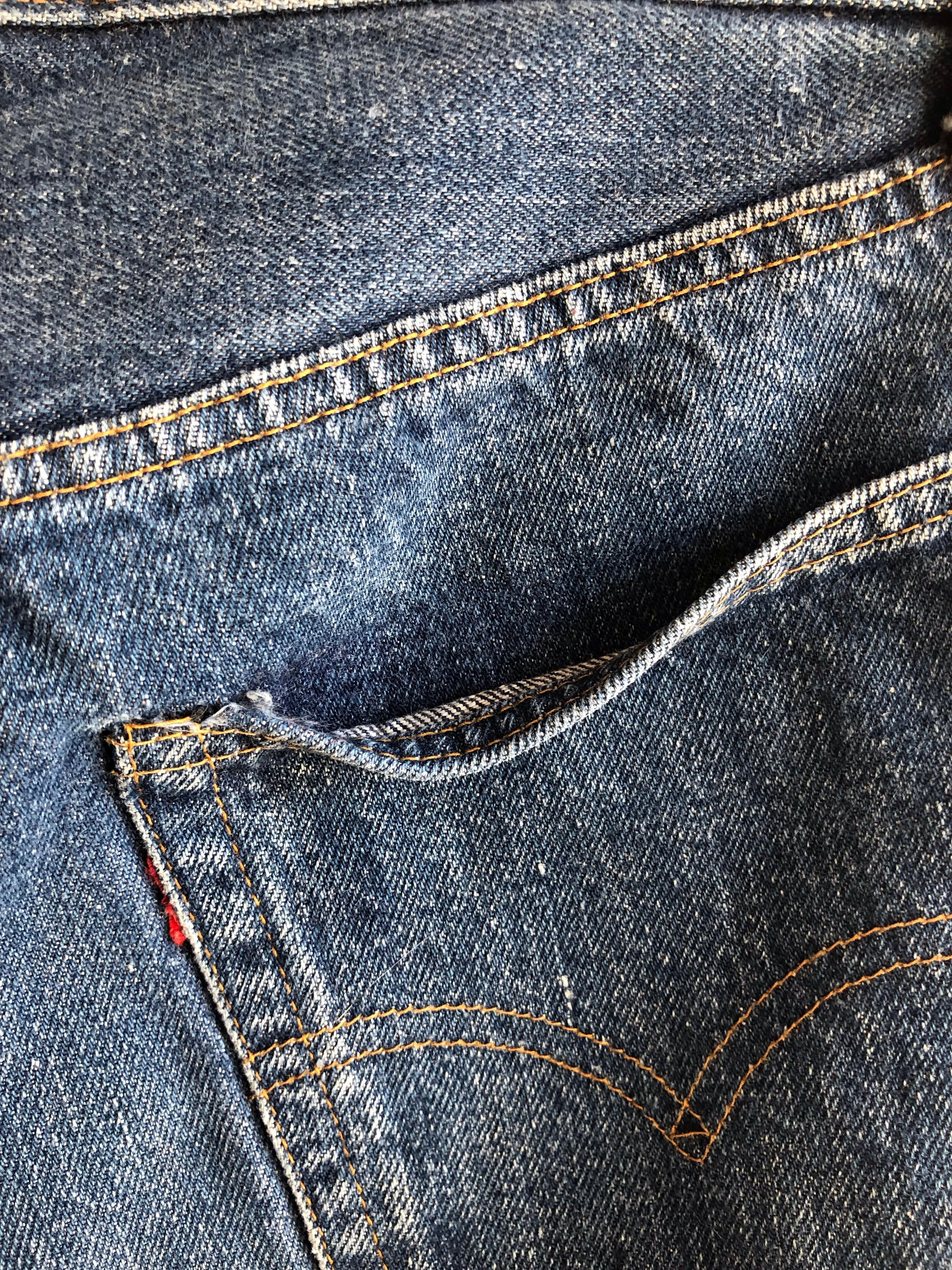 Vintage 1970s Levis 501 Selvedge Denim Jeans