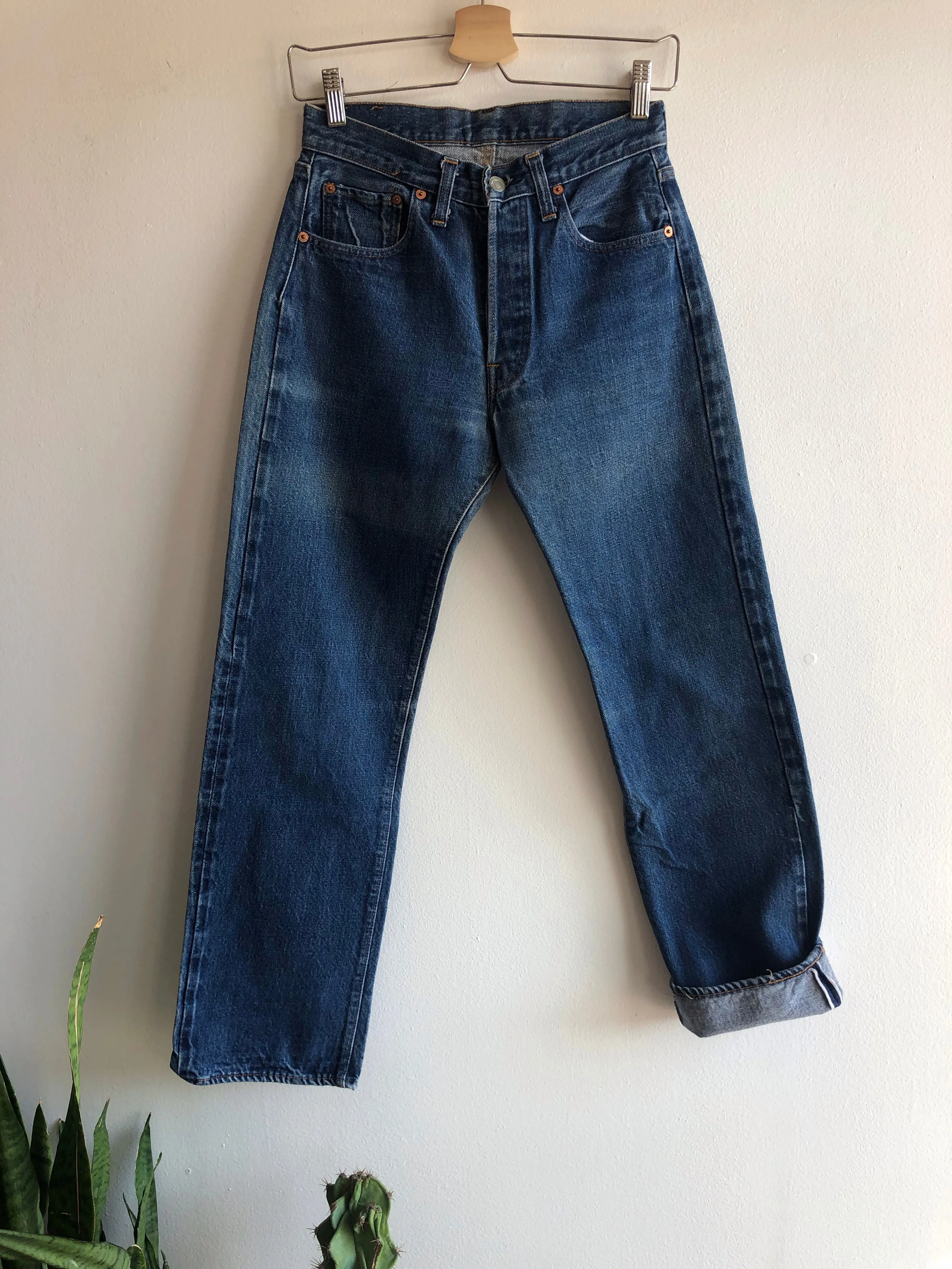 Vintage 1970s Levis 501 Selvedge Denim Jeans