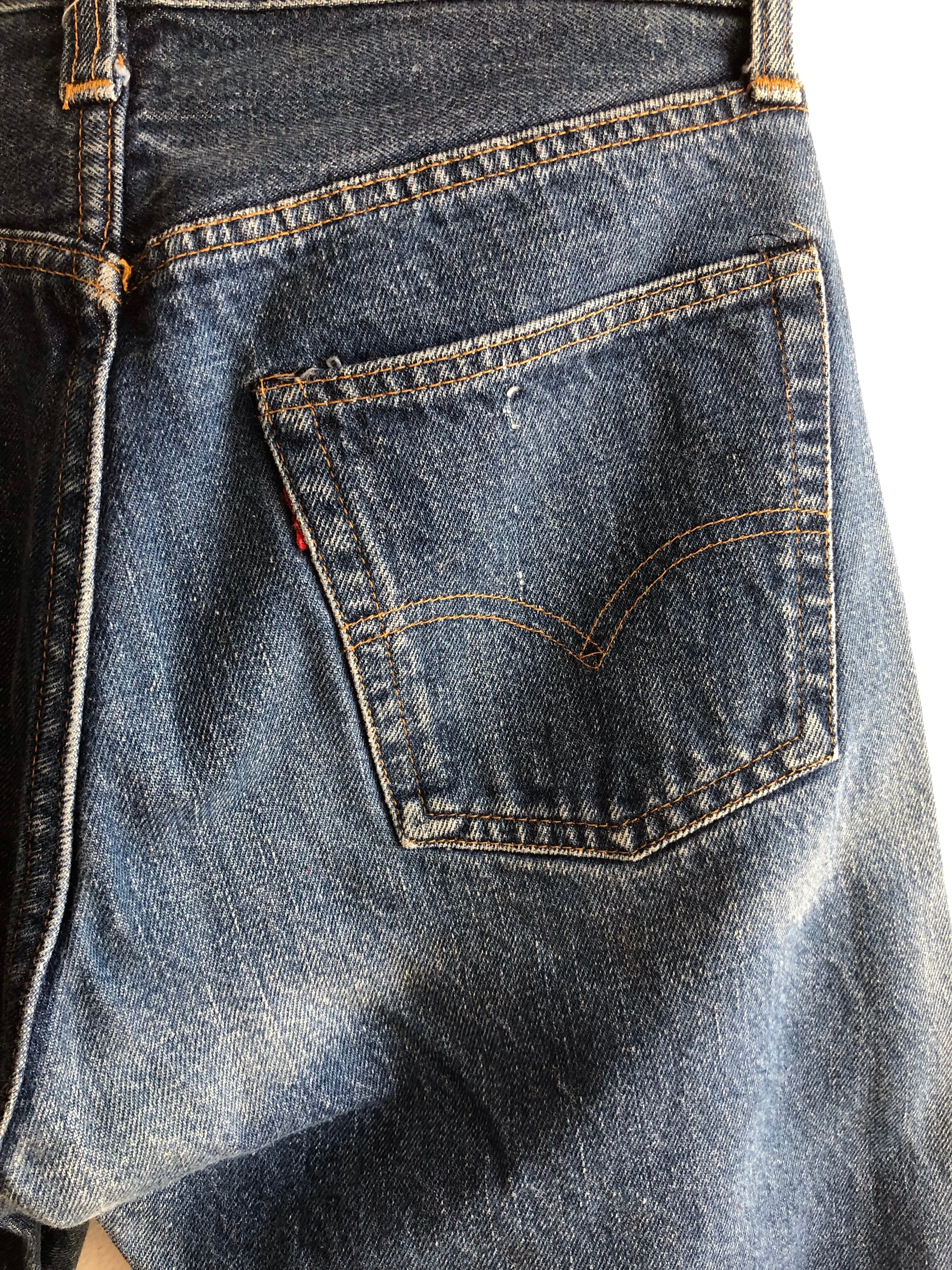Vintage 1970s Levis 501 Selvedge Denim Jeans