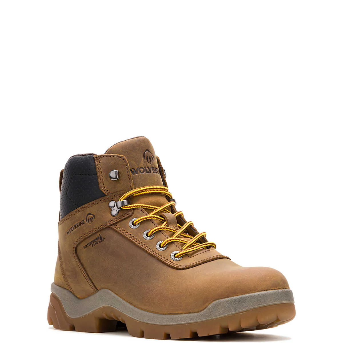 Wolverine Men's Vantage ft. HyperRest 6" Work Boot - Dark Tan (SOFT COPY)