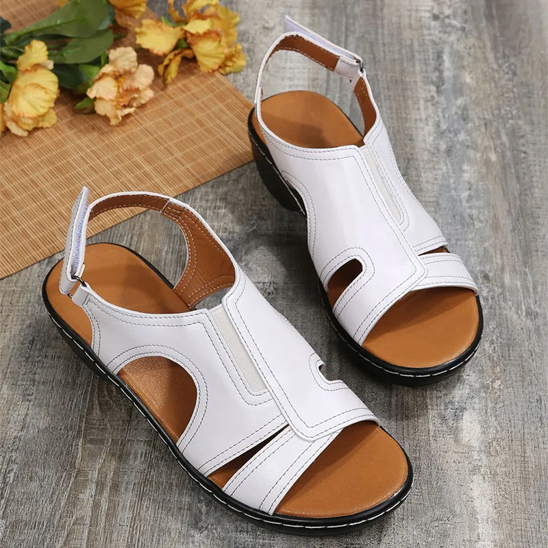 Women’s Chunky Heel Sandals with Ankle Strap
